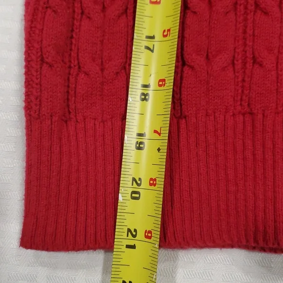 St john"s Bay lot Cable Knit Sweaters - Red and Blue - Picture 5 of 8